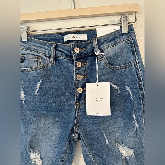 NWT ** KanCan Ellington High Rise Ankle Skinny Jeans Size 26 - Picture 8 of 14